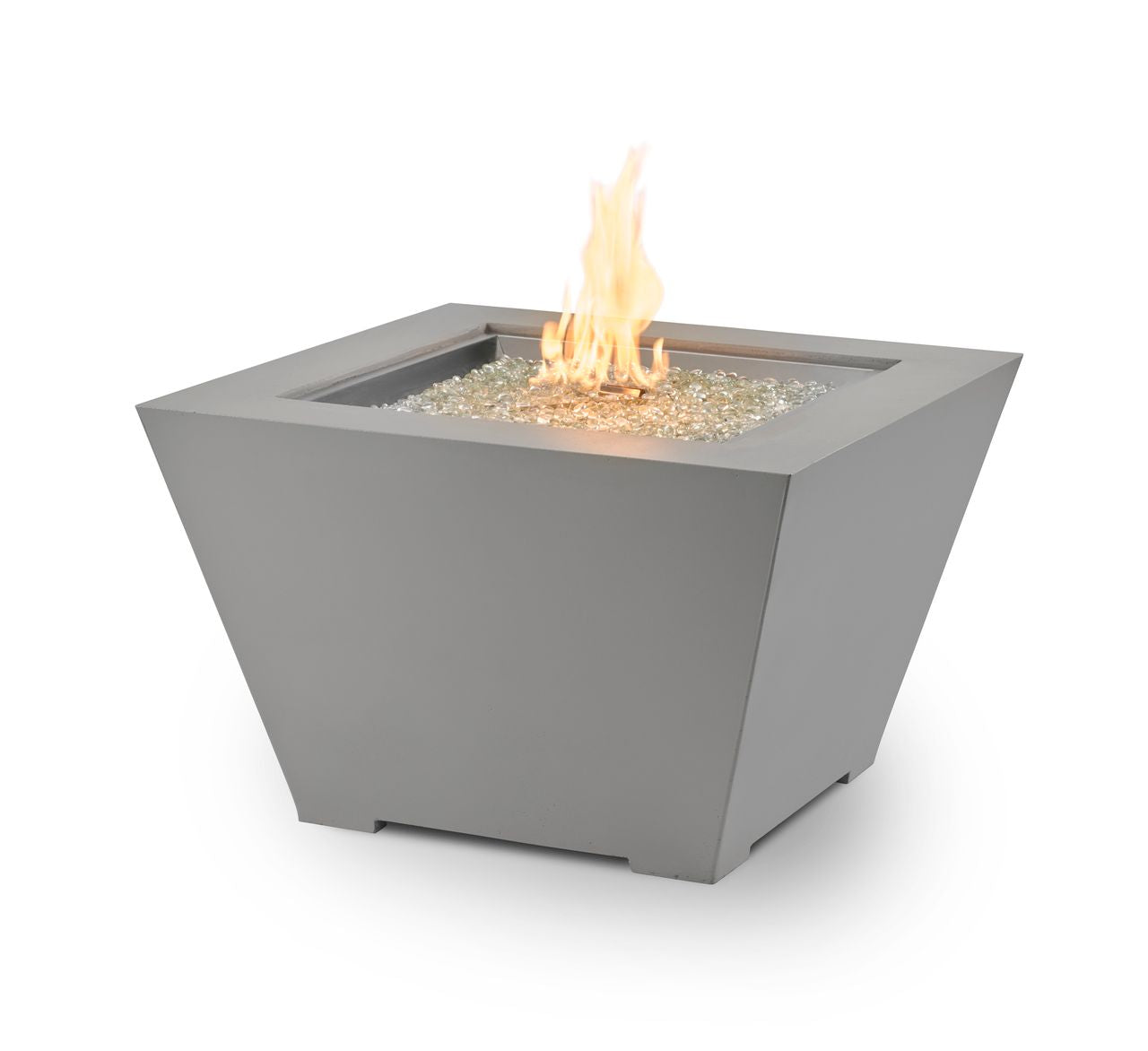 Natural Grey Cove Square Gas Fire Pit Bowl w/Direct Spark Ignition (NG)CV2424DSING