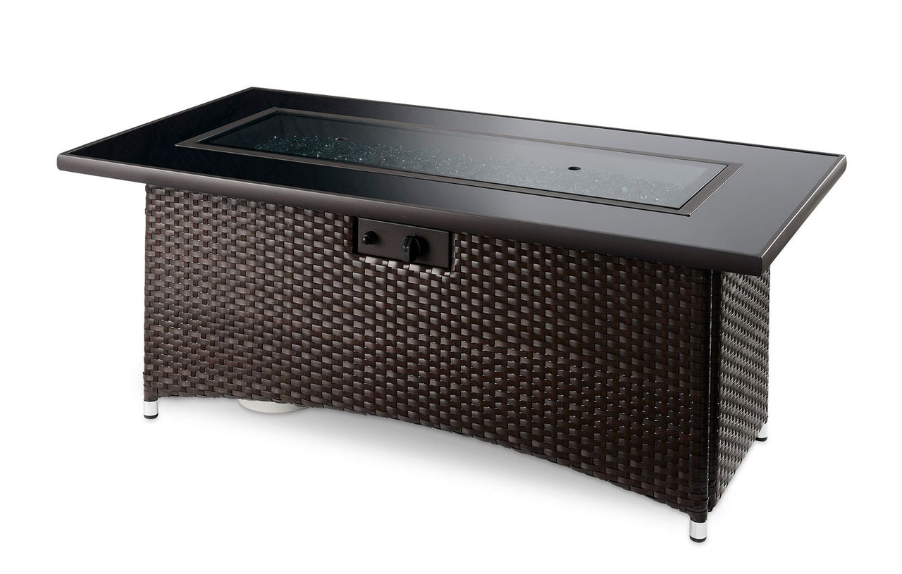 Balsam Montego Linear Gas Fire Pit Table w/Direct Spark Ignition (LP)MG1242DSILP-K