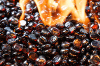 Thumbnail for Amber Tempered Fire Glass GemsCFG-A