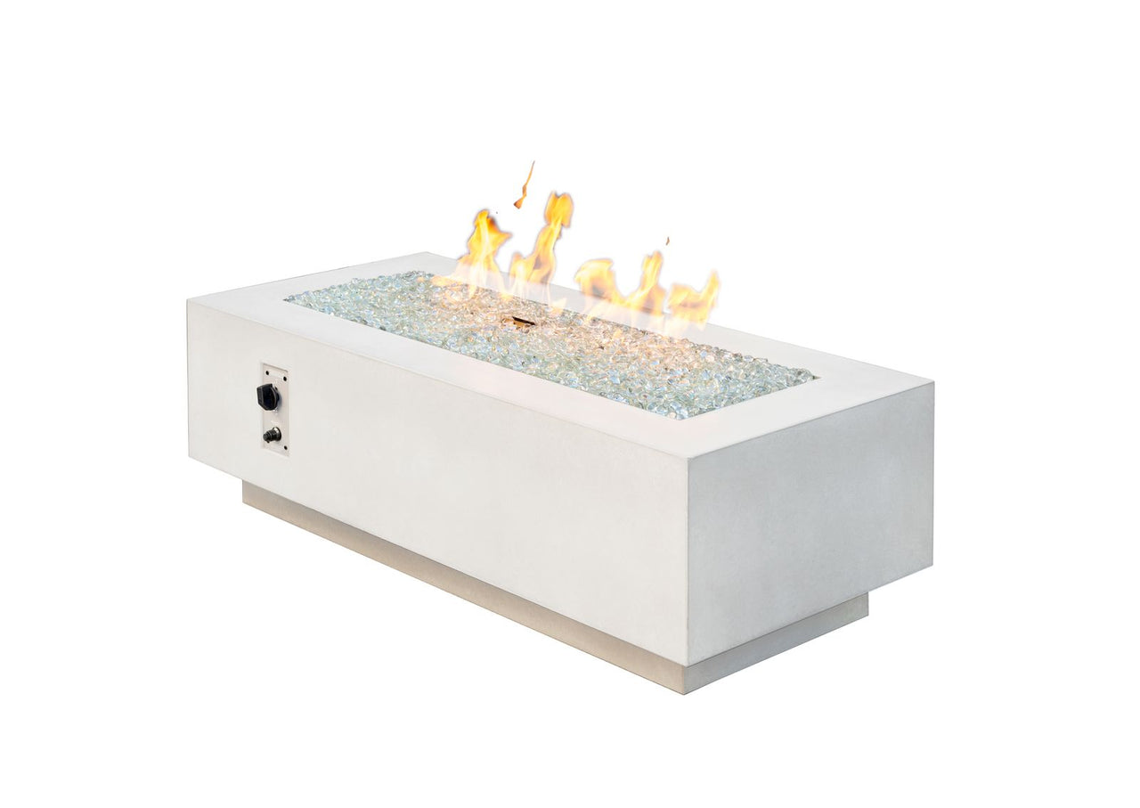 White Cove 54" Linear Gas Fire Table w/Direct Spark Ignition (NG)CV54WTDSING