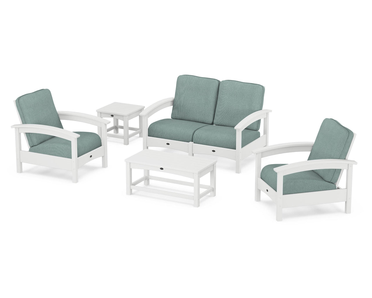 Trex Rockport Club 6-Piece Deep Seating Conversation Set