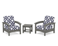 Thumbnail for Trex Rockport Club 3-Piece Deep Seating Conversation Set