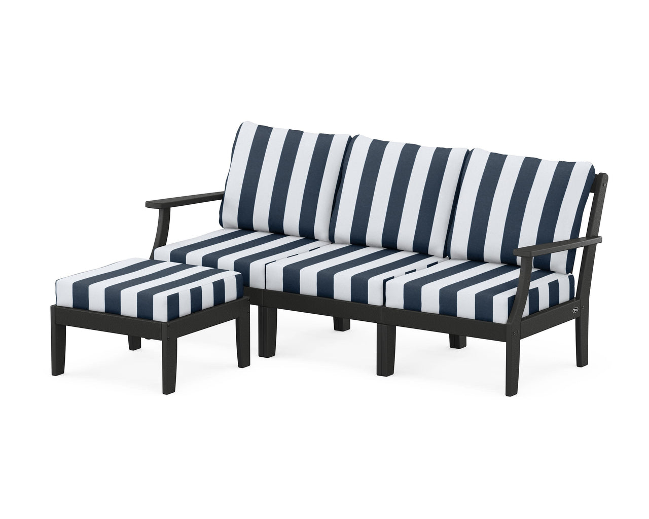 Trex Yacht Club Modular 4-Piece Deep Seating Set with Ottoman