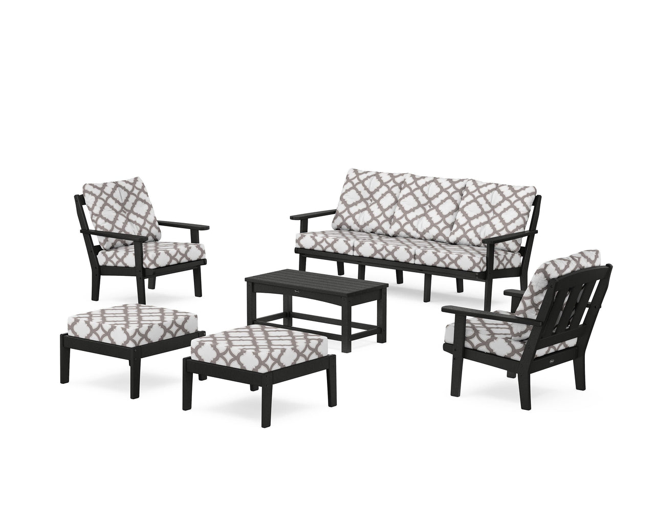 Trex Cape Cod 6-Piece Lounge Sofa Set