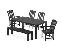 Thumbnail for Trex Yacht Club 6-Piece Parsons Dining Set with Bench