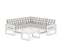 Thumbnail for Trex Eastport 6-Piece Deep Seating Sectional + Coffee Table Set