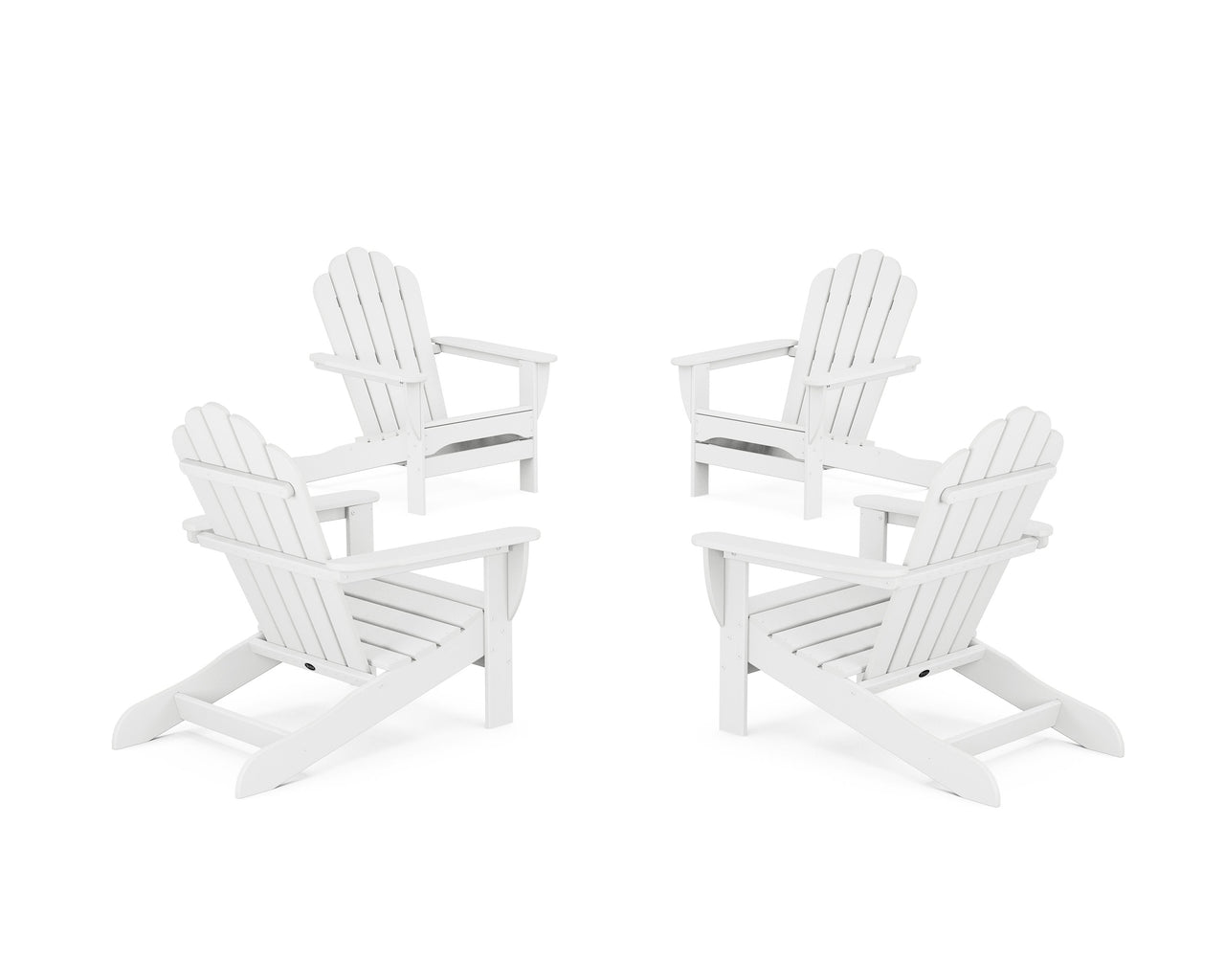 Trex 4-Piece Monterey Bay Oversized Adirondack Chair Conversation Set
