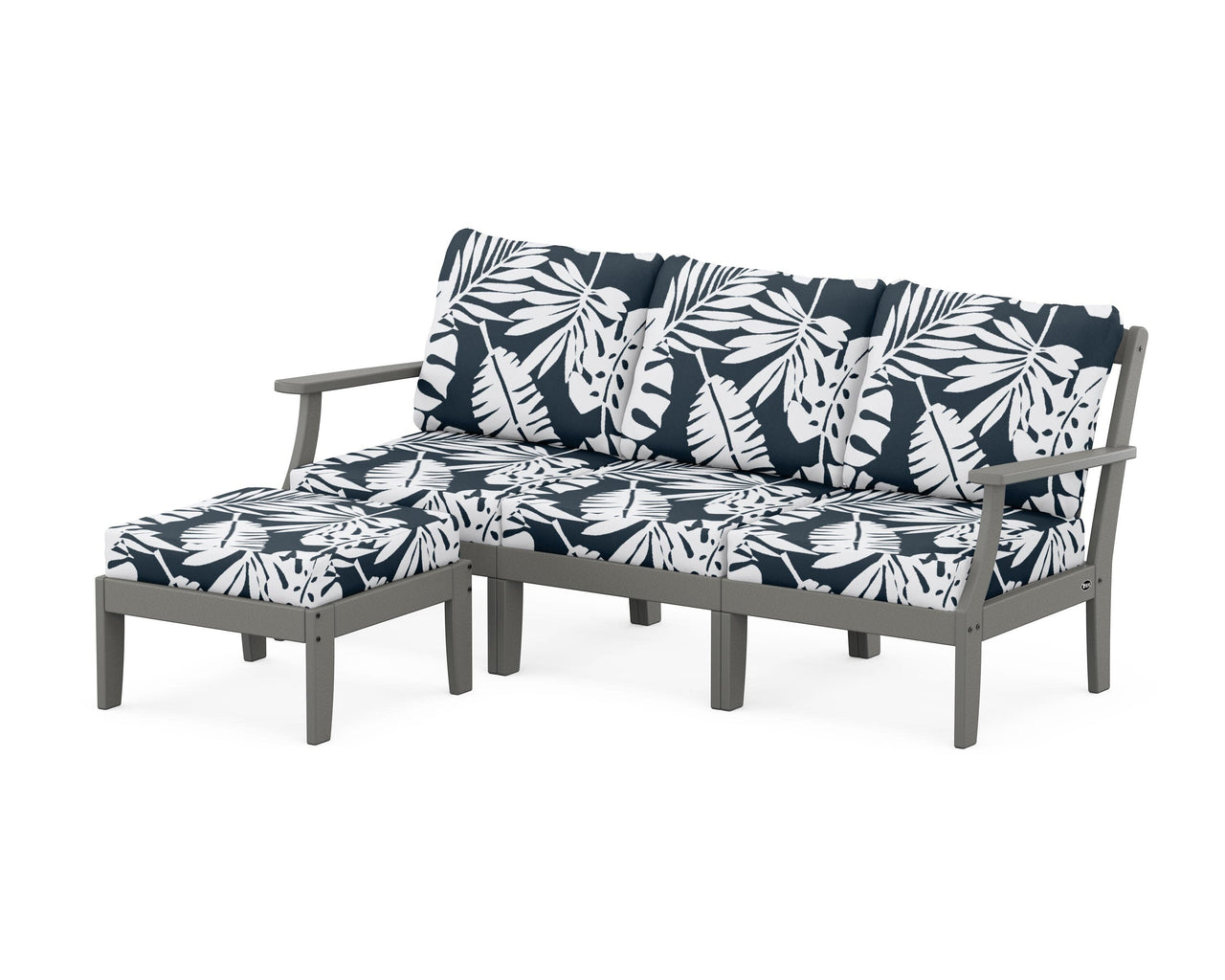 Trex Yacht Club Modular 4-Piece Deep Seating Set with Ottoman