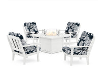 Thumbnail for Trex Cape Cod 5-Piece Deep Seating Set with Fire Pit Table