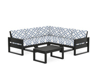 Thumbnail for Trex Eastport 6-Piece Deep Seating Sectional + Coffee Table Set