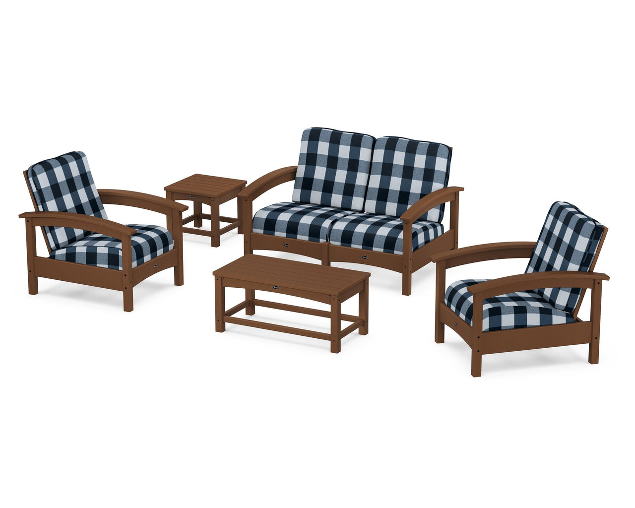 Trex Rockport Club 6-Piece Deep Seating Conversation Set
