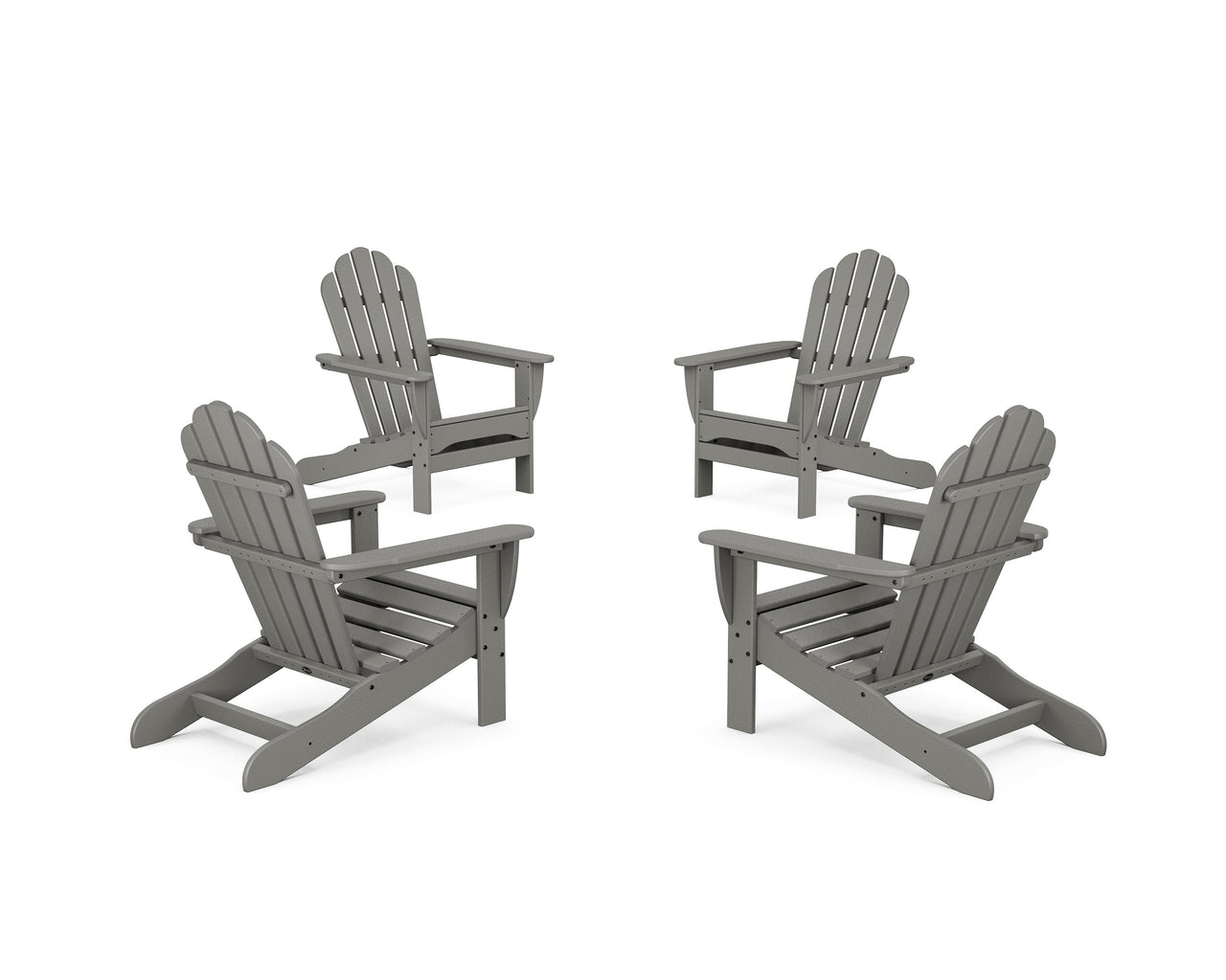 Trex 4-Piece Monterey Bay Adirondack Chair Conversation Set