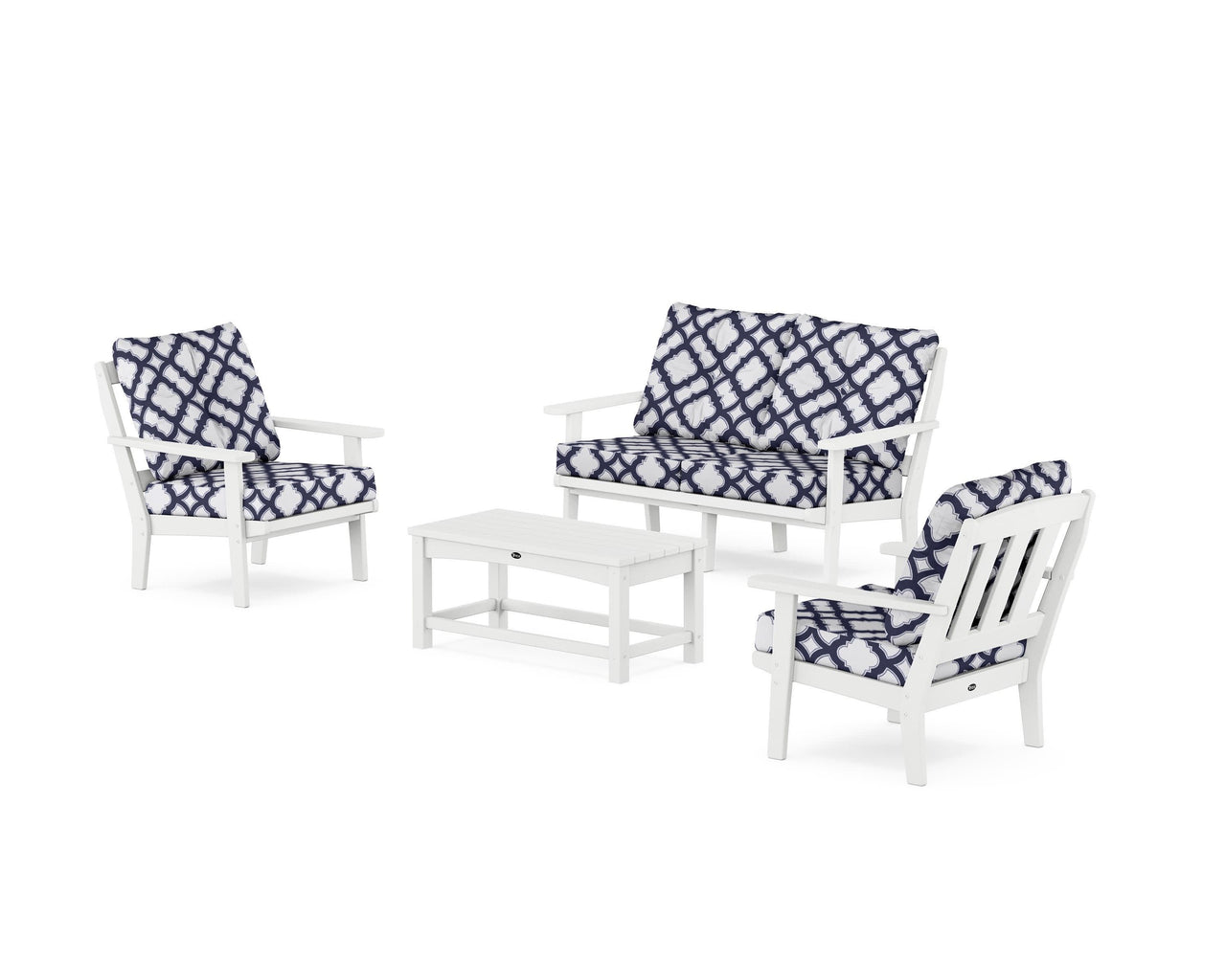 Trex Cape Cod 4-Piece Deep Seating Set with Loveseat