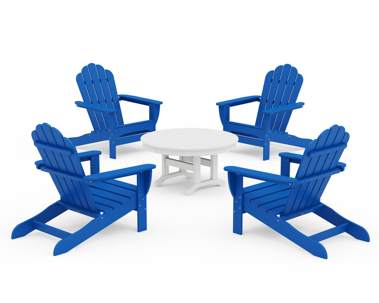 Trex 5-Piece Monterey Bay Oversized Adirondack Chair Conversation Group