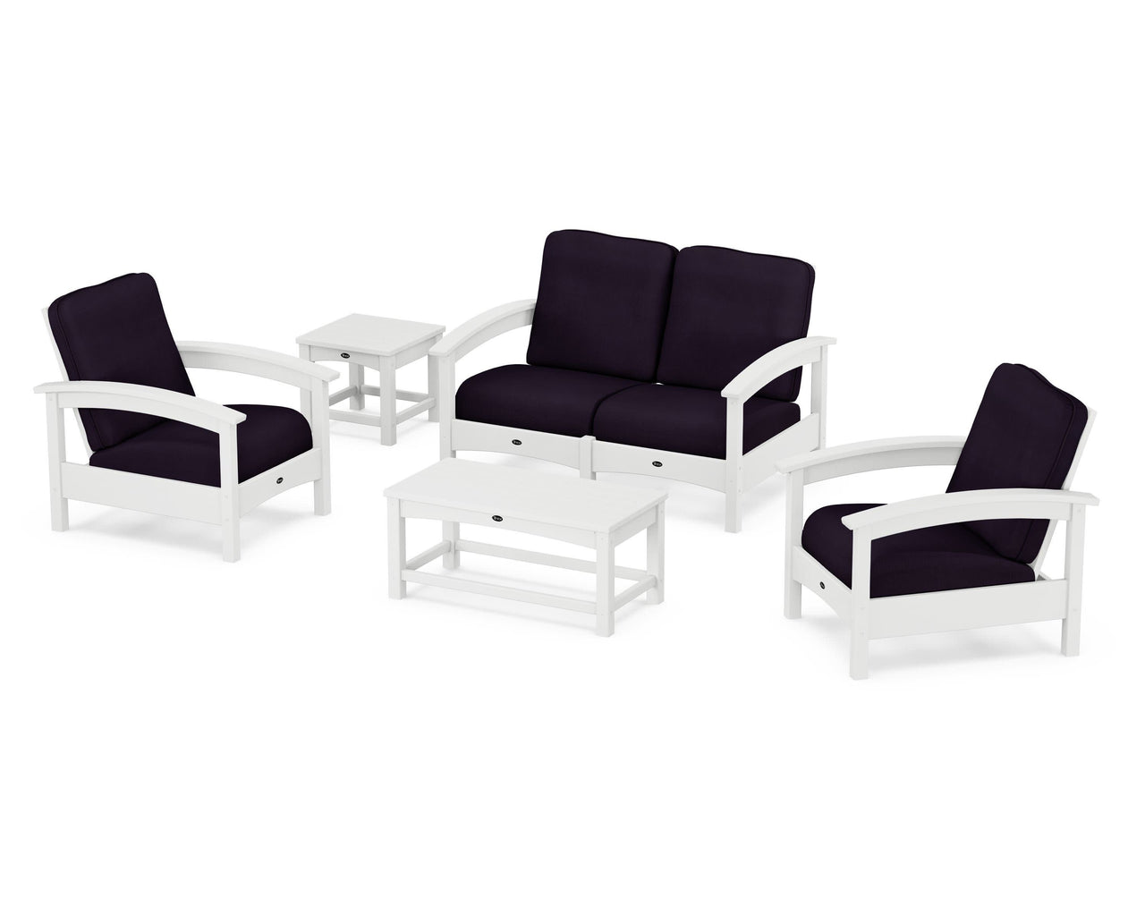 Trex Rockport Club 6-Piece Deep Seating Conversation Set