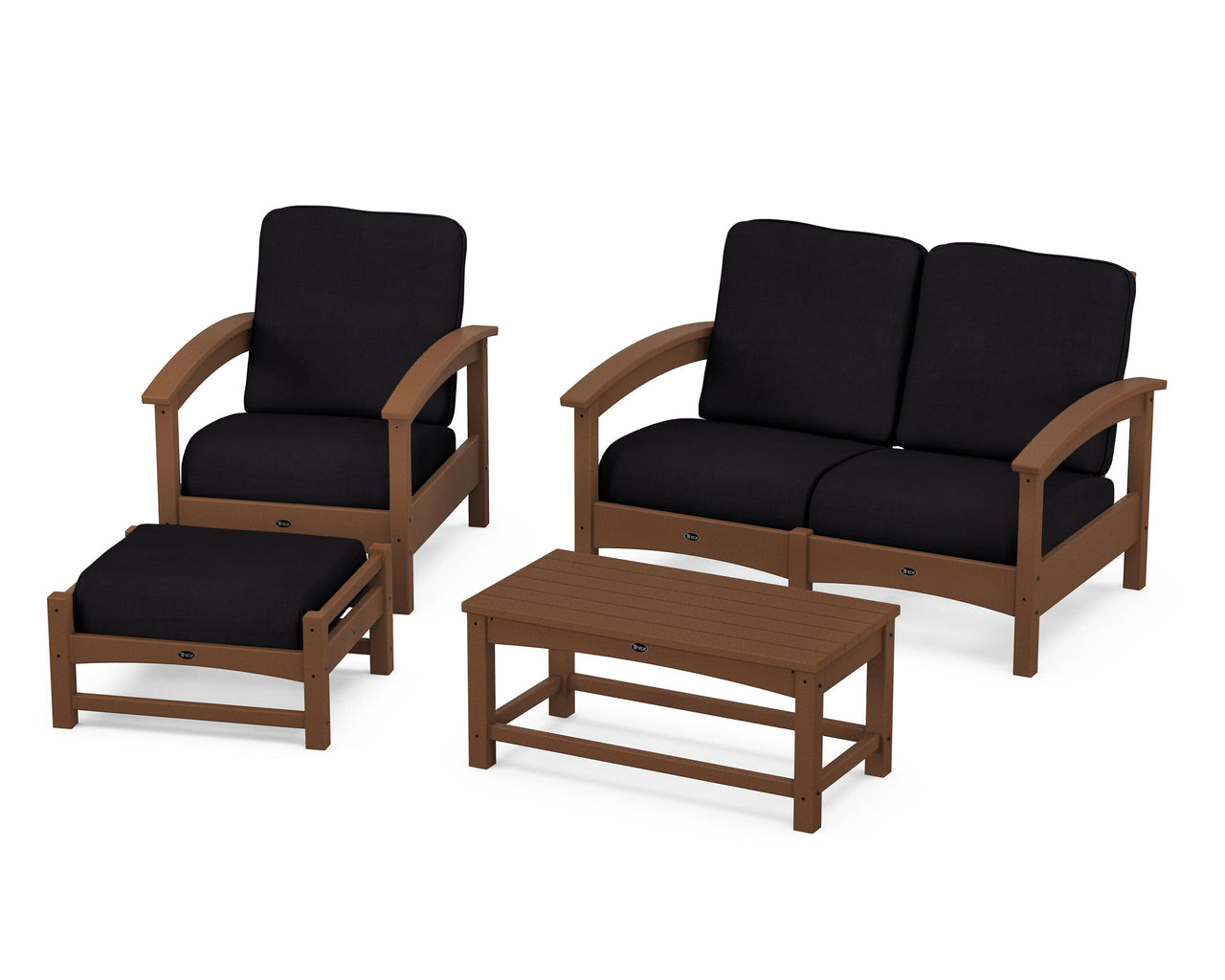 Trex Rockport 4-Piece Deep Seating Conversation Group