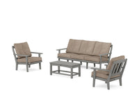 Thumbnail for Trex Cape Cod 4-Piece Deep Seating Set with Sofa