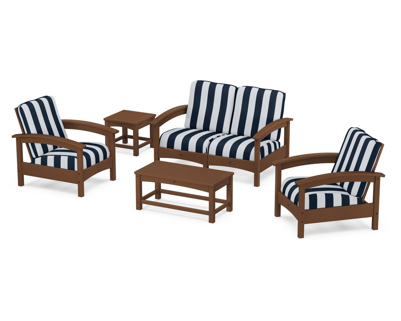 Trex Rockport Club 6-Piece Deep Seating Conversation Set