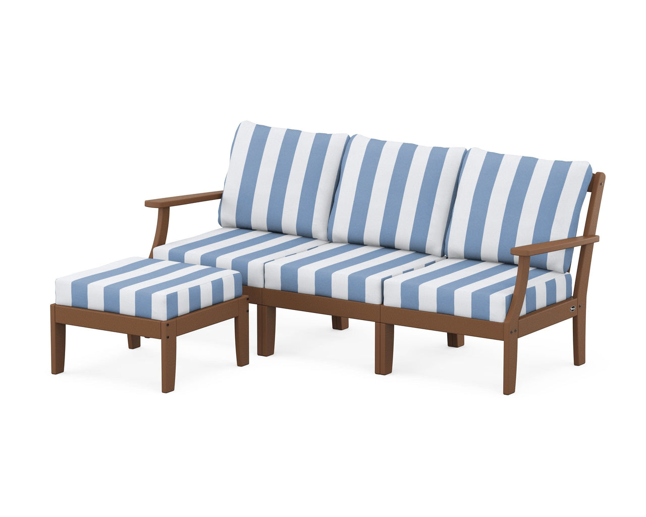 Trex Yacht Club Modular 4-Piece Deep Seating Set with Ottoman
