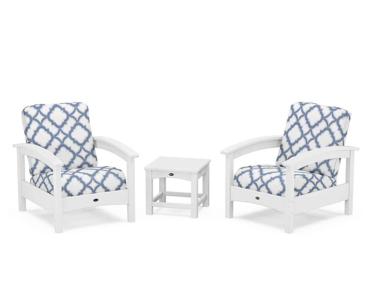 Trex Rockport Club 3-Piece Deep Seating Conversation Set