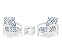 Thumbnail for Trex Rockport Club 3-Piece Deep Seating Conversation Set