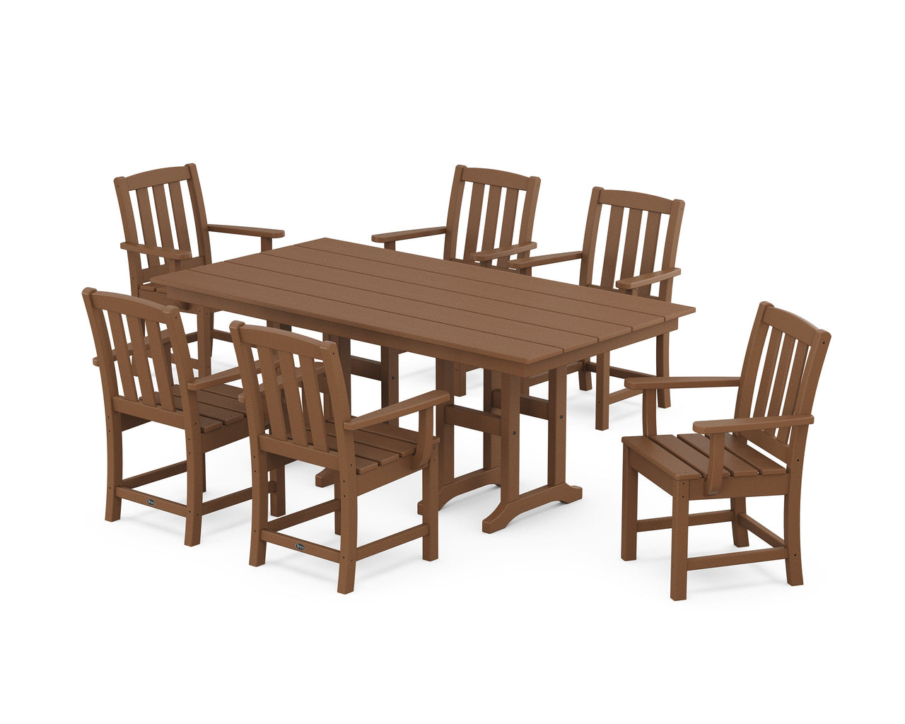 Trex Cape Cod Arm Chair 7-Piece Farmhouse Dining Set