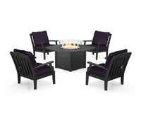 Thumbnail for Trex Yacht Club 5-Piece Deep Seating Set with Fire Pit Table
