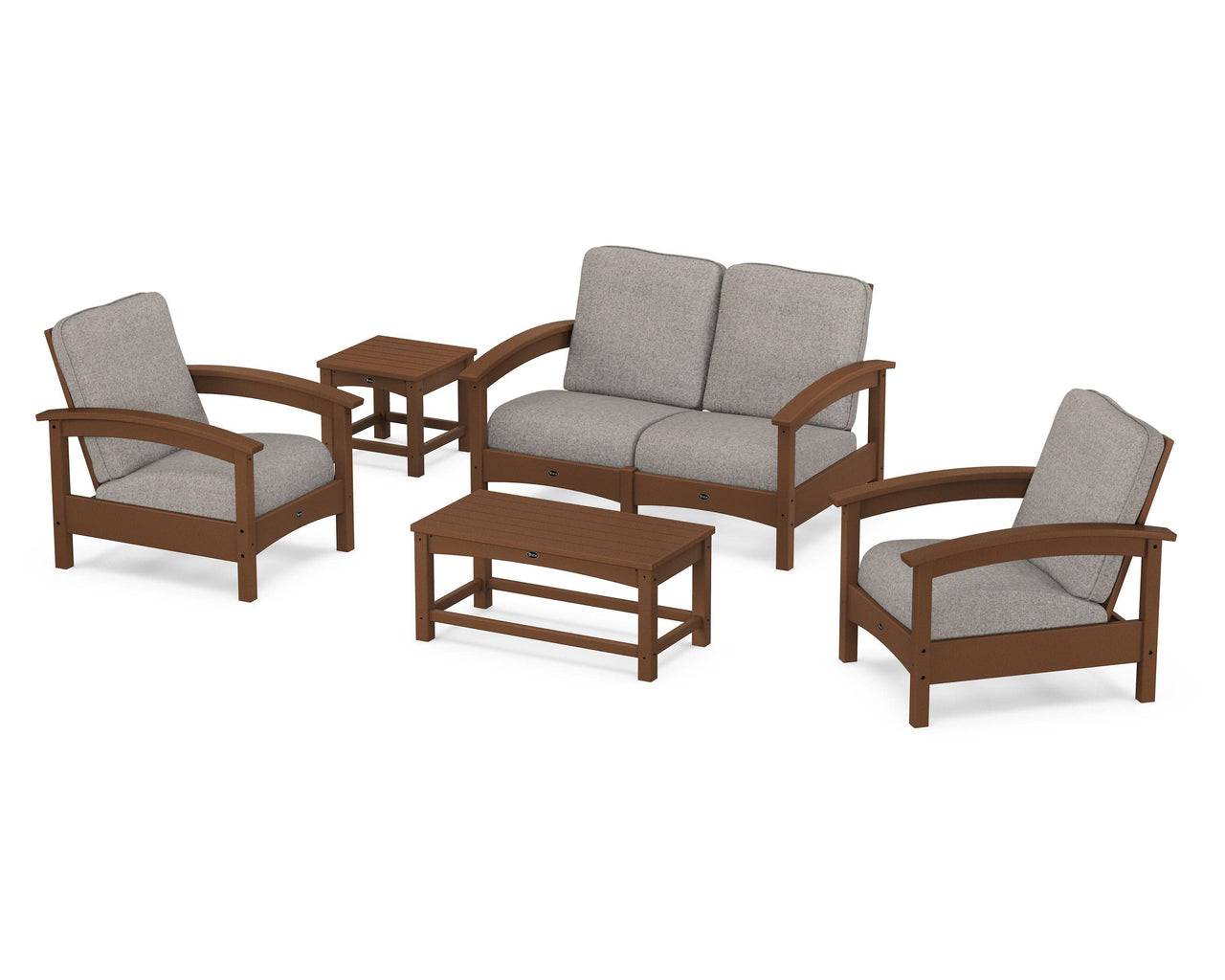 Trex Rockport Club 6-Piece Deep Seating Conversation Set