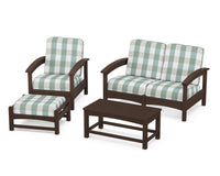 Thumbnail for Trex Rockport 4-Piece Deep Seating Conversation Group