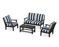 Thumbnail for Trex Yacht Club 4-Piece Deep Seating Chair Set