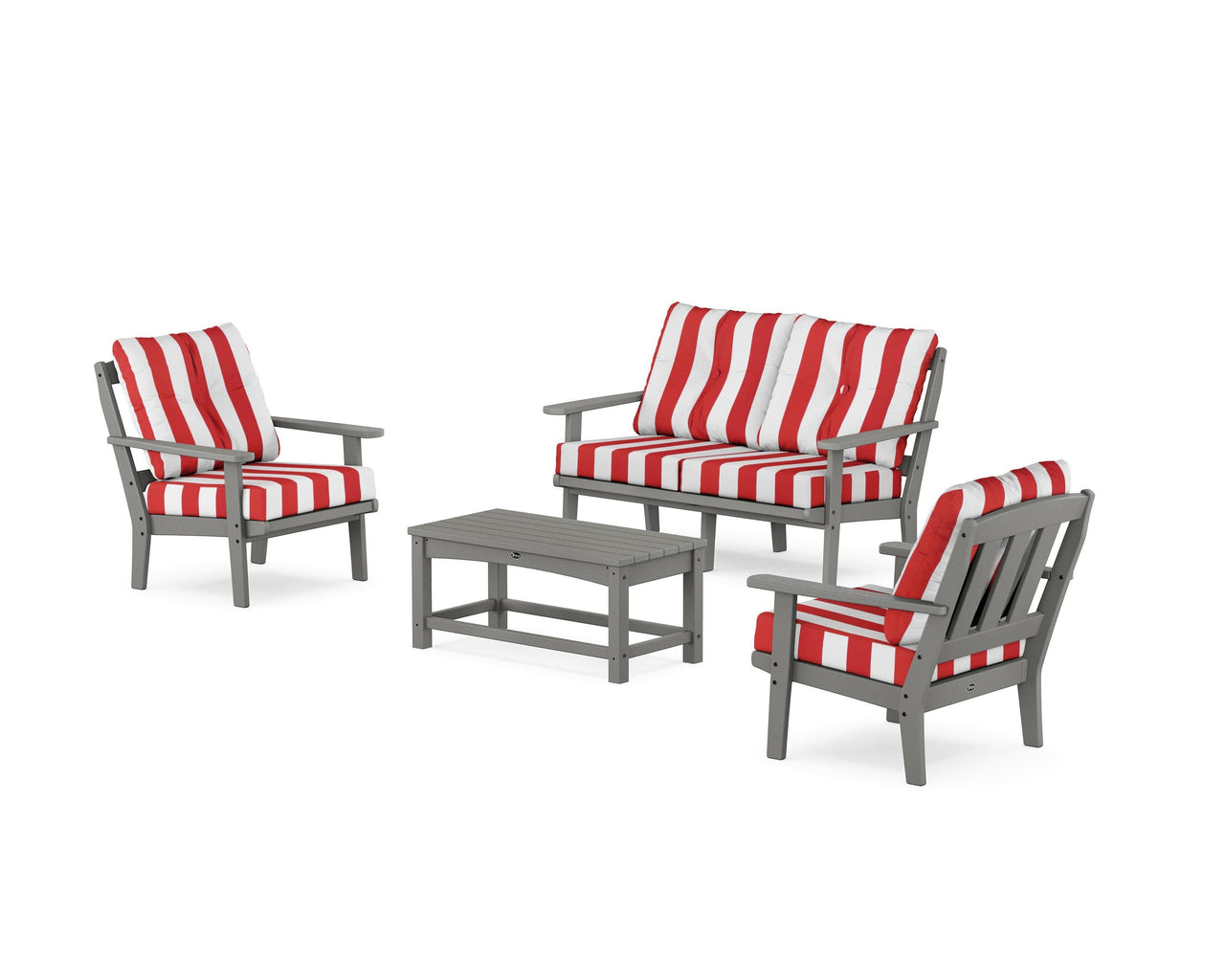 Trex Cape Cod 4-Piece Deep Seating Set with Loveseat