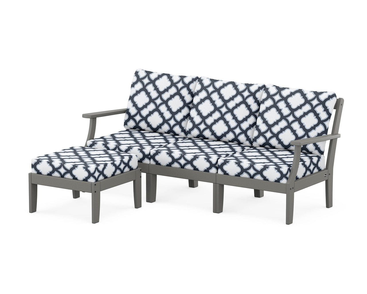 Trex Yacht Club Modular 4-Piece Deep Seating Set with Ottoman