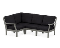 Thumbnail for Trex Yacht Club Modular 4-Piece Deep Seating Set