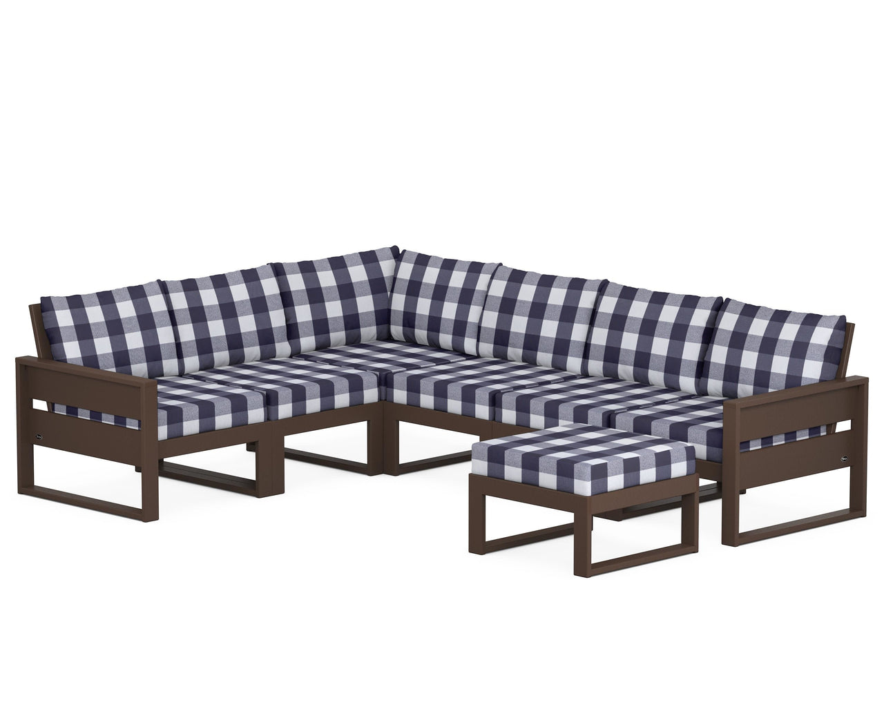 Trex Eastport 6-Piece Sectional with Ottoman