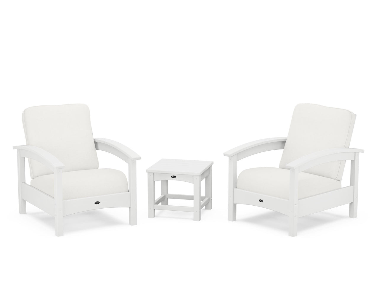 Trex Rockport Club 3-Piece Deep Seating Conversation Set