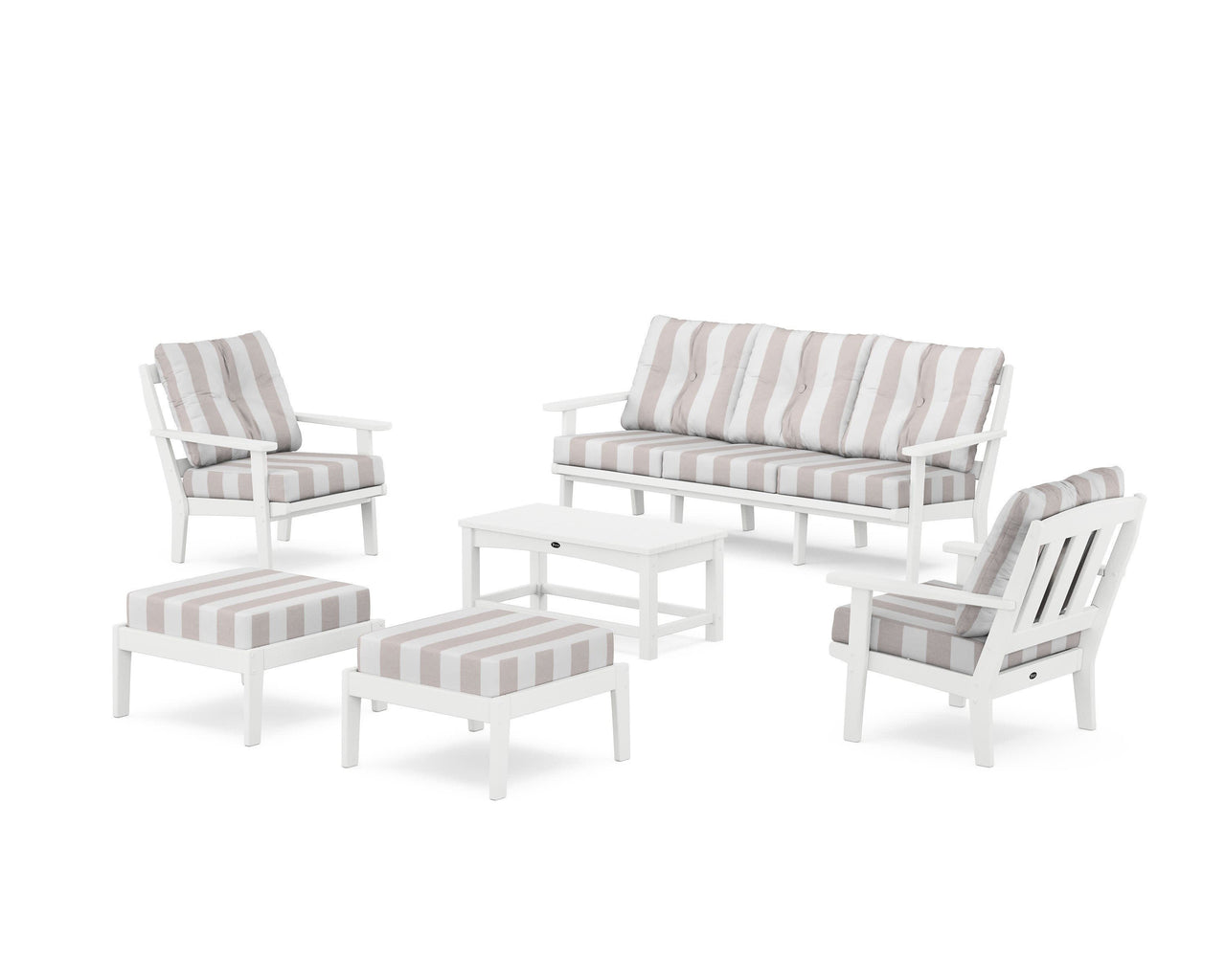 Trex Cape Cod 6-Piece Lounge Sofa Set