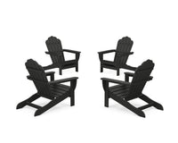 Thumbnail for Trex 4-Piece Monterey Bay Oversized Adirondack Chair Conversation Set