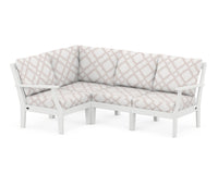 Thumbnail for Trex Yacht Club Modular 4-Piece Deep Seating Set