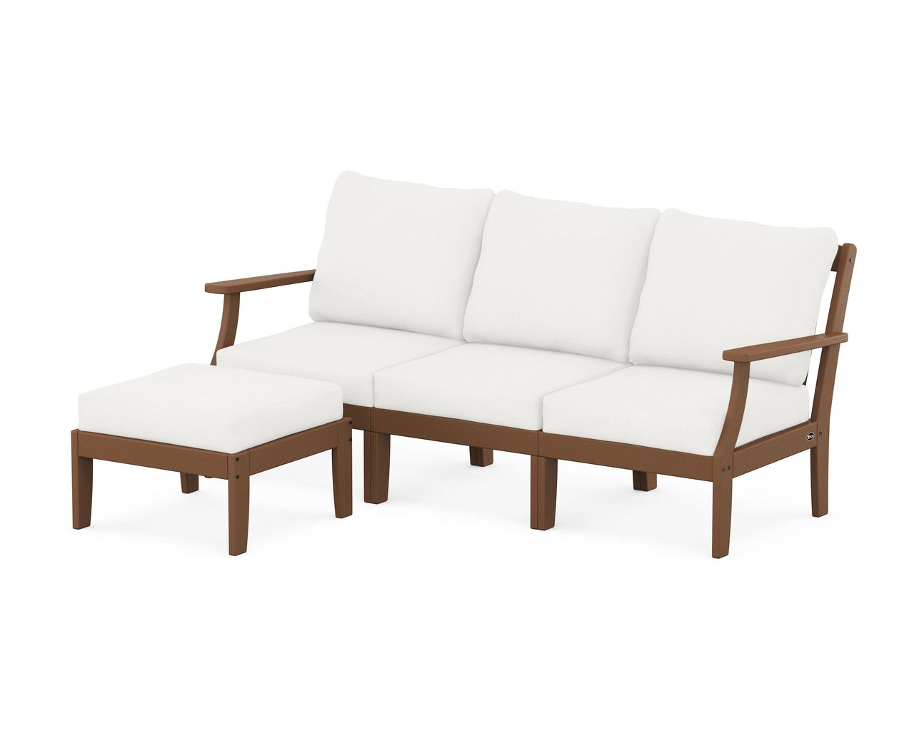 Trex Yacht Club Modular 4-Piece Deep Seating Set with Ottoman