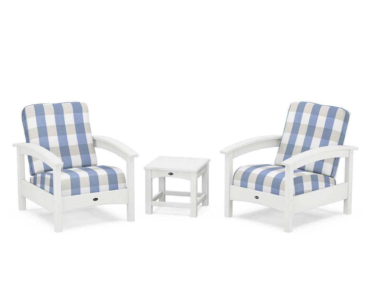 Trex Rockport Club 3-Piece Deep Seating Conversation Set