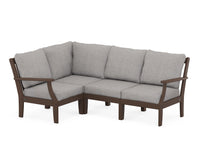 Thumbnail for Trex Yacht Club Modular 4-Piece Deep Seating Set