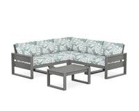 Thumbnail for Trex Eastport 6-Piece Deep Seating Sectional + Coffee Table Set