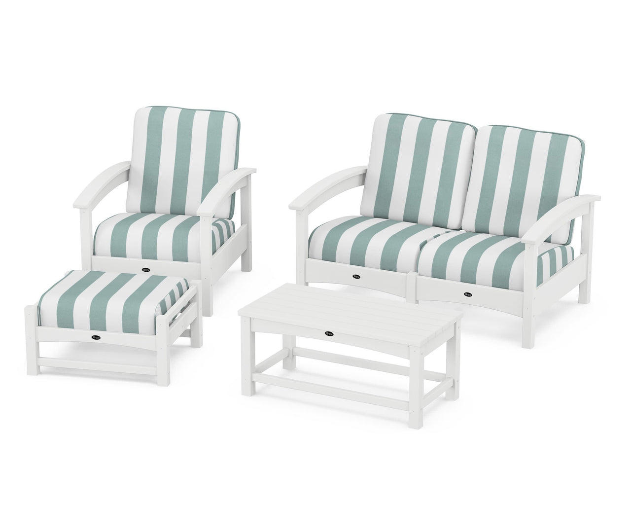 Trex Rockport 4-Piece Deep Seating Conversation Group