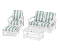 Thumbnail for Trex Rockport 4-Piece Deep Seating Conversation Group
