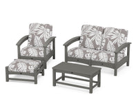 Thumbnail for Trex Rockport 4-Piece Deep Seating Conversation Group