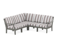Thumbnail for Trex Yacht Club Modular 5-Piece Deep Seating Set