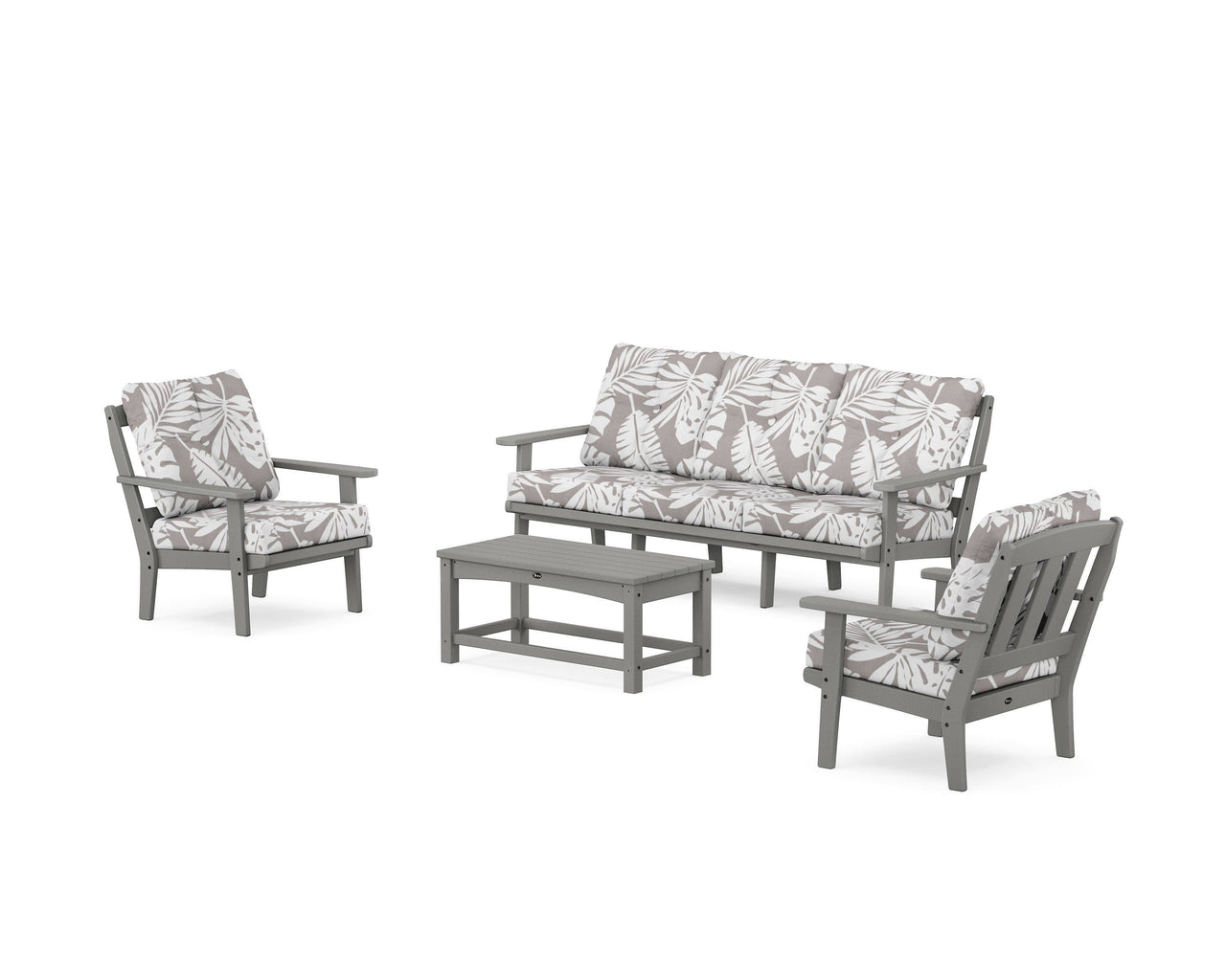 Trex Cape Cod 4-Piece Deep Seating Set with Sofa