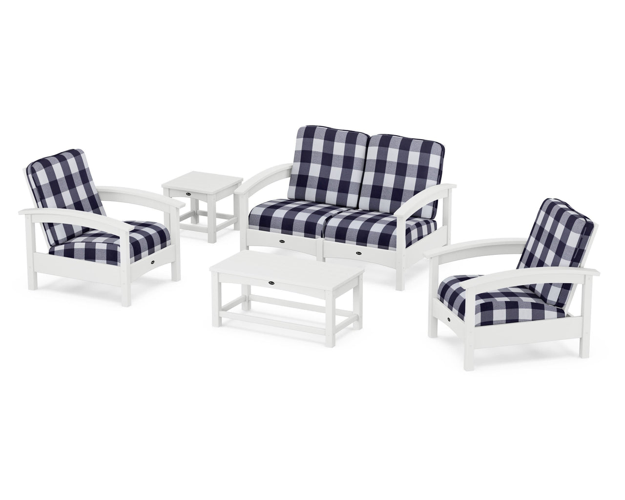 Trex Rockport Club 6-Piece Deep Seating Conversation Set