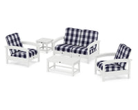Thumbnail for Trex Rockport Club 6-Piece Deep Seating Conversation Set