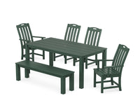 Thumbnail for Trex Yacht Club 6-Piece Parsons Dining Set with Bench